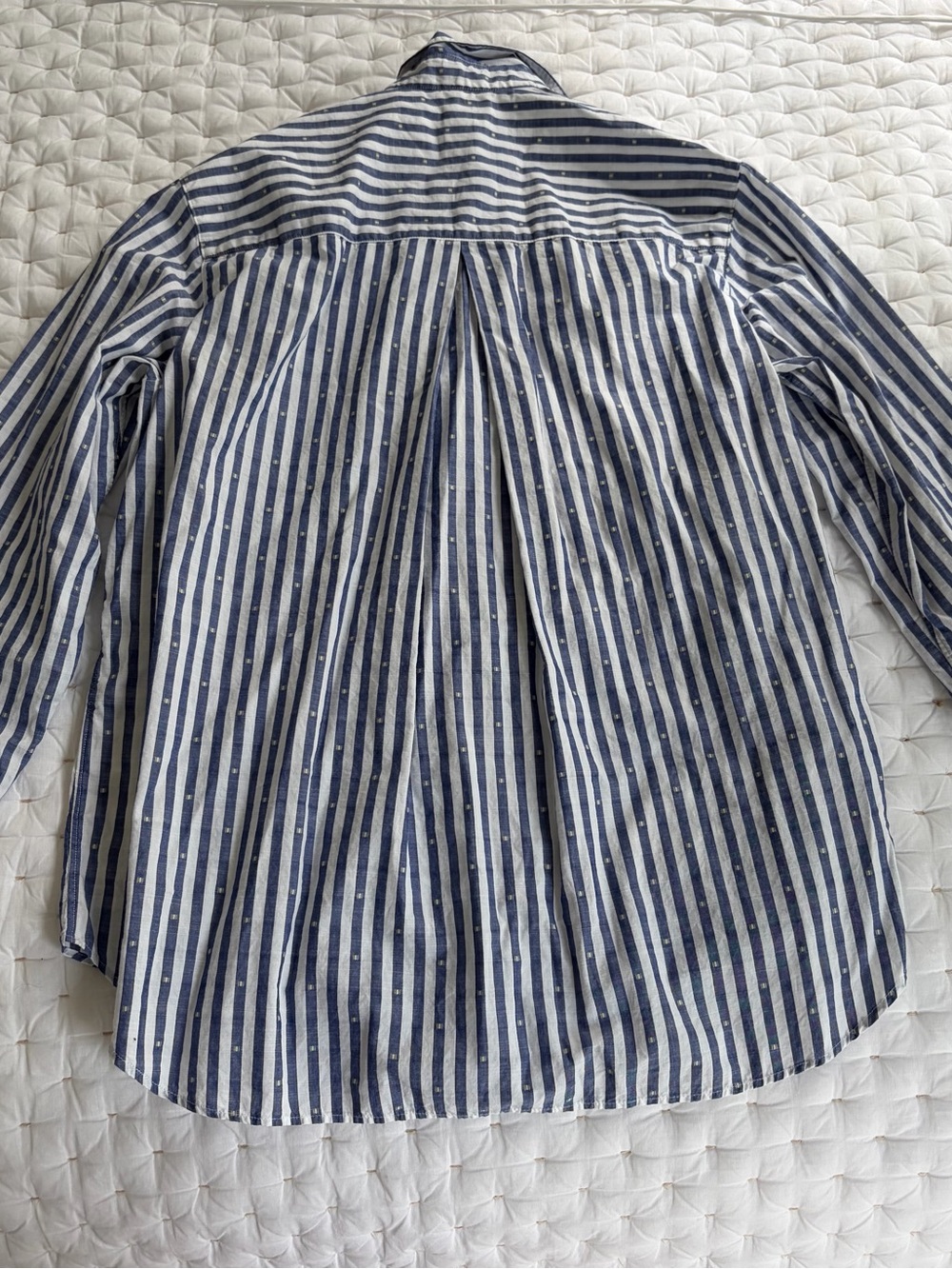 Anthropologie Grayson Hero striped button down with dots - Picture 10 of 12